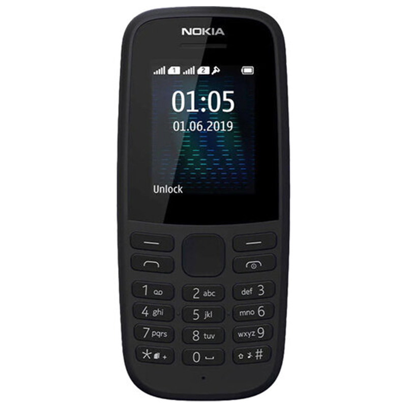 Nokia 105 Dual BLACK 4 MB